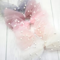 Image 1 of Pretty Tulle Bows - Choice of 5 Colours