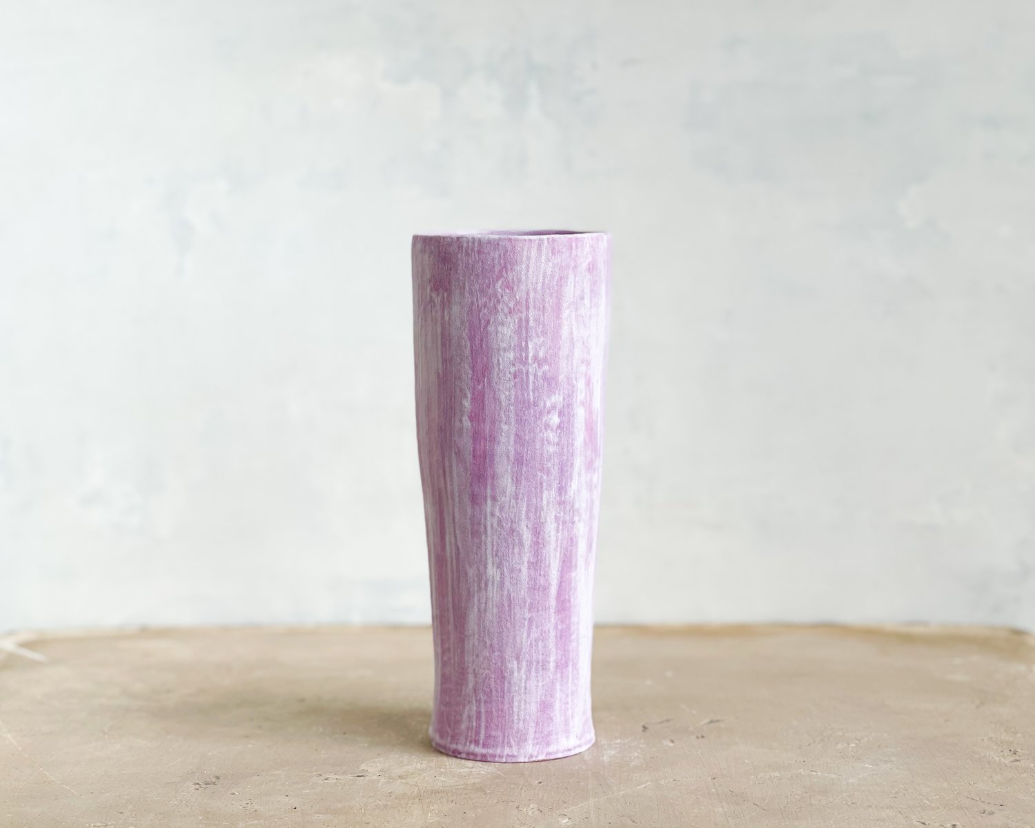 Image of Violet Frost Cylinder Vase
