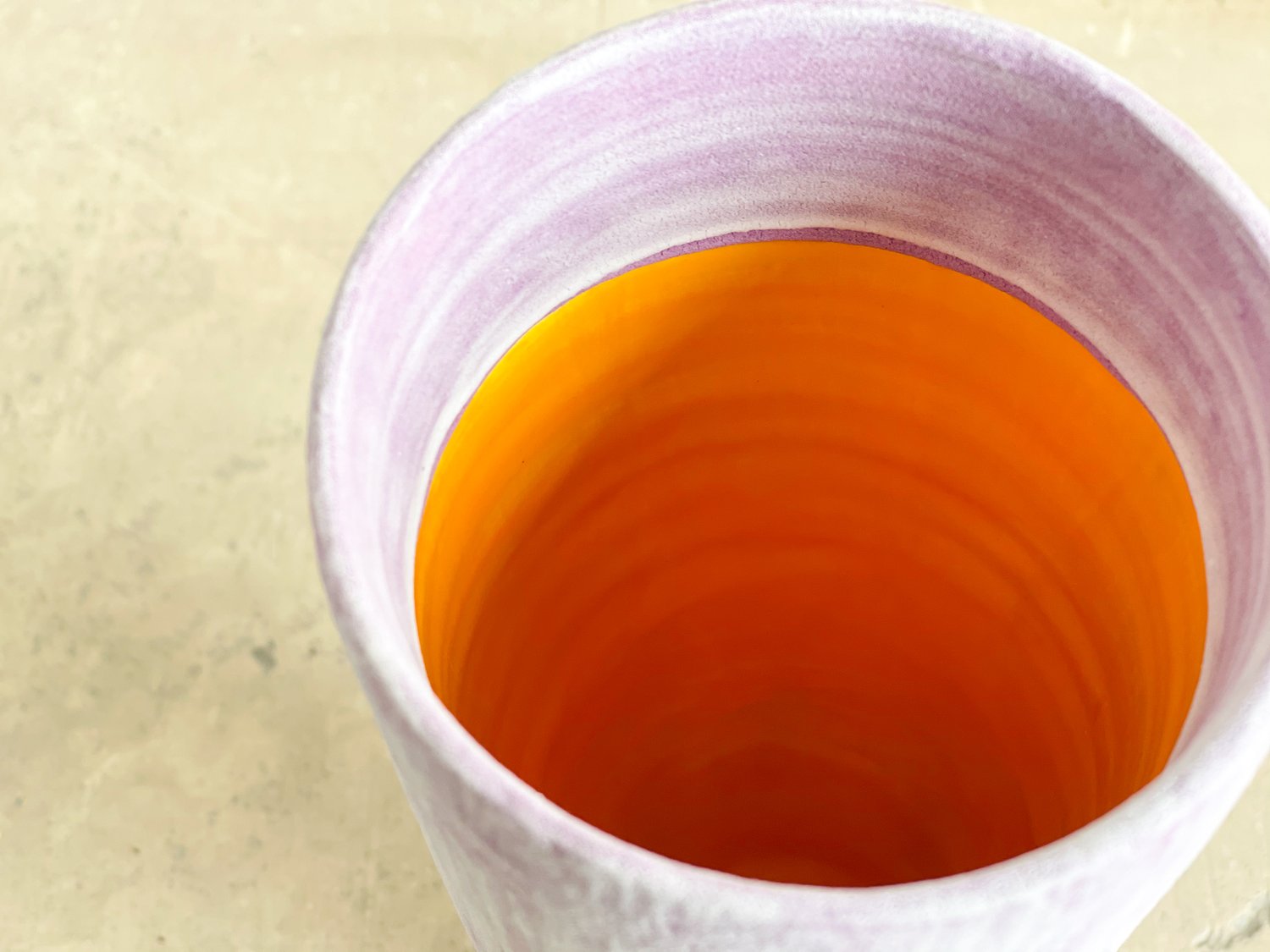 Image of Violet Frost Cylinder Vase