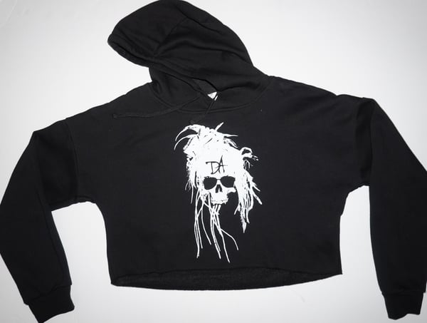 Image of Womens crop top hoodie