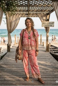 Image 1 of MAYA PRINTED LOUNGE SET