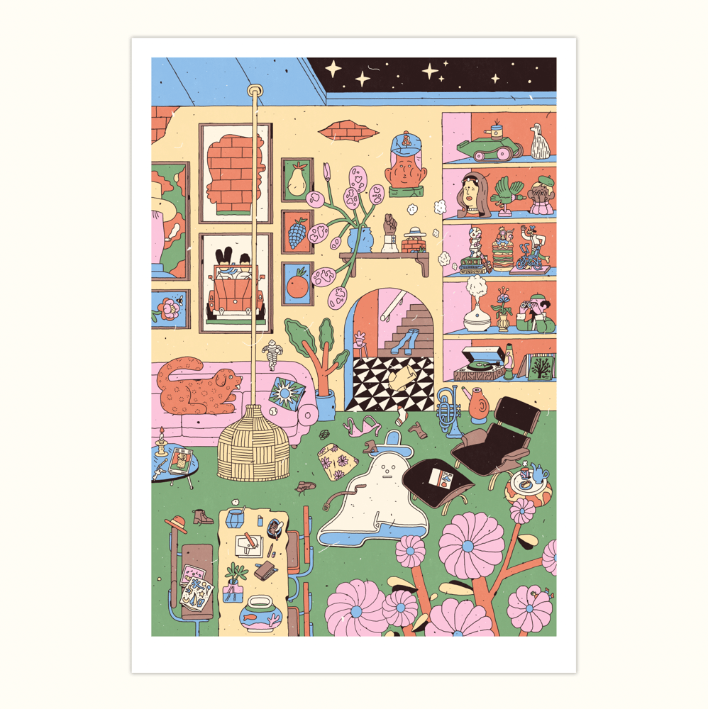 Image of Un faux pas bienvenue - Giclée art print