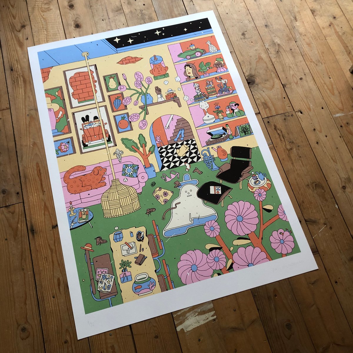 Image of Un faux pas bienvenue - Giclée art print