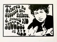 Image 1 of Bob Dylan (Linocut Print)