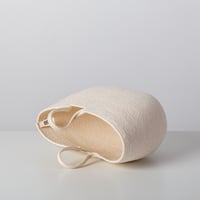 Image 2 of white mini tote