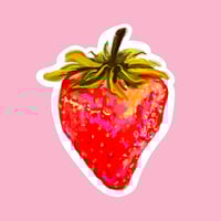 Image 1 of strawberry sticker