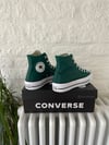 Platform on sale converse green