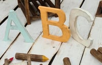 Image 1 of Wooden letters set *A -B -C