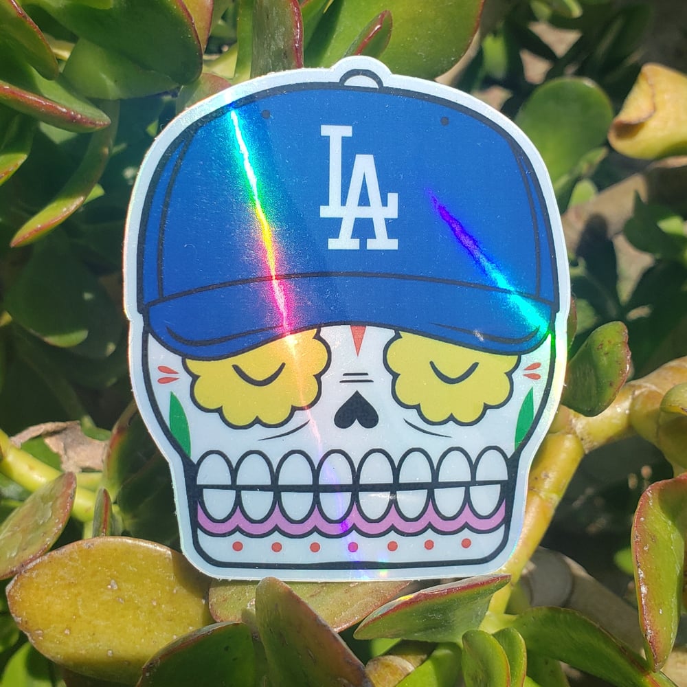 L.A. Calavera Holographic 3" Vinyl Sticker 