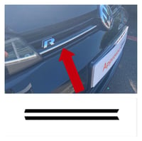 Image 1 of Mk7.5 Golf GTI R Front Grill Dechrome Strip Sticker Decal