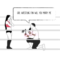 Girl Wrestling Fan Wrestling Fan Will You Marry Me Volume 1