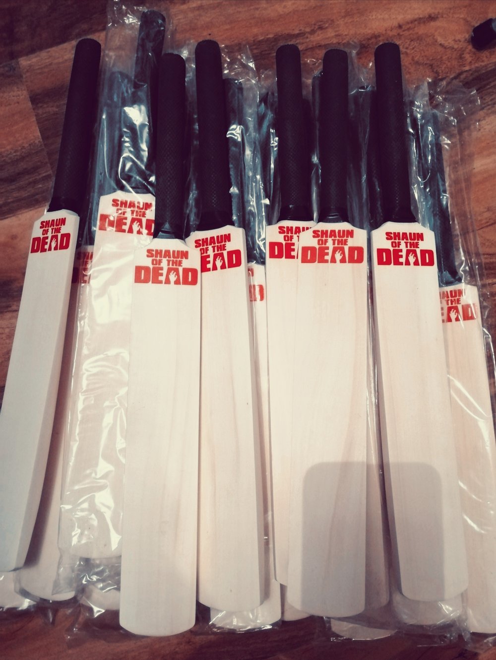 Shaun Of The Dead Custom Mini Cricket Bat's