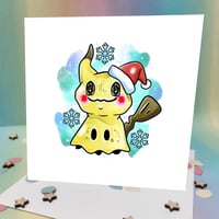 Chibi Mimikyu Christmas Card