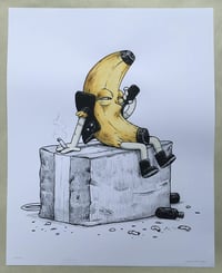 Image 1 of Loitering Bad Banana - hand colored print