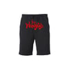 Wrongkind Shorts (Black w/ Red)