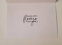 Image 2 of Friendship Card with Magnet Flower