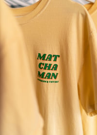 Matcha Man Tee - yellow