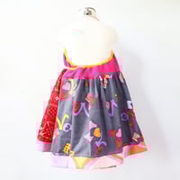 Image 3 of love gingham bandana 4/6 halter apron wrap dress sundress courtneycourtney vintage fabric