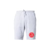 Wrongkind Stamp Shorts (White w/ Red)