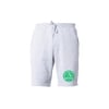 Wrongkind Stamp Shorts (White w/ Kelly Green)