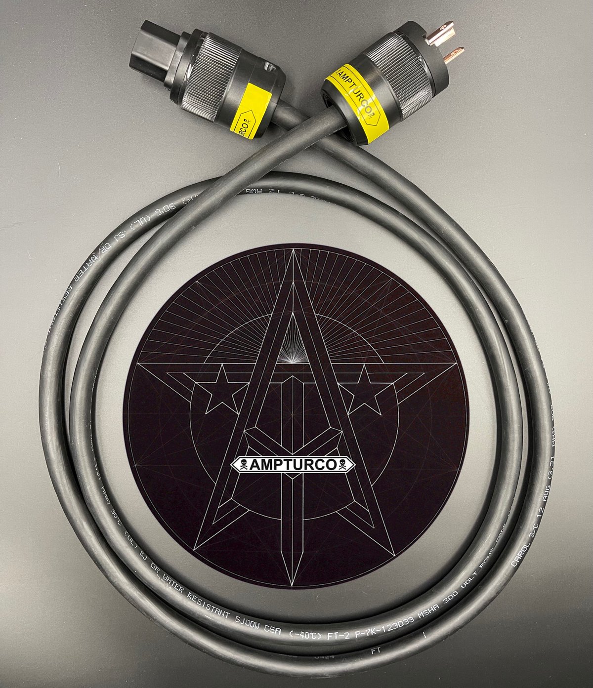 Image of AMPTURCO 6’ or 10’ Heavy Grade HIFI IEC Plugs and Wire 
