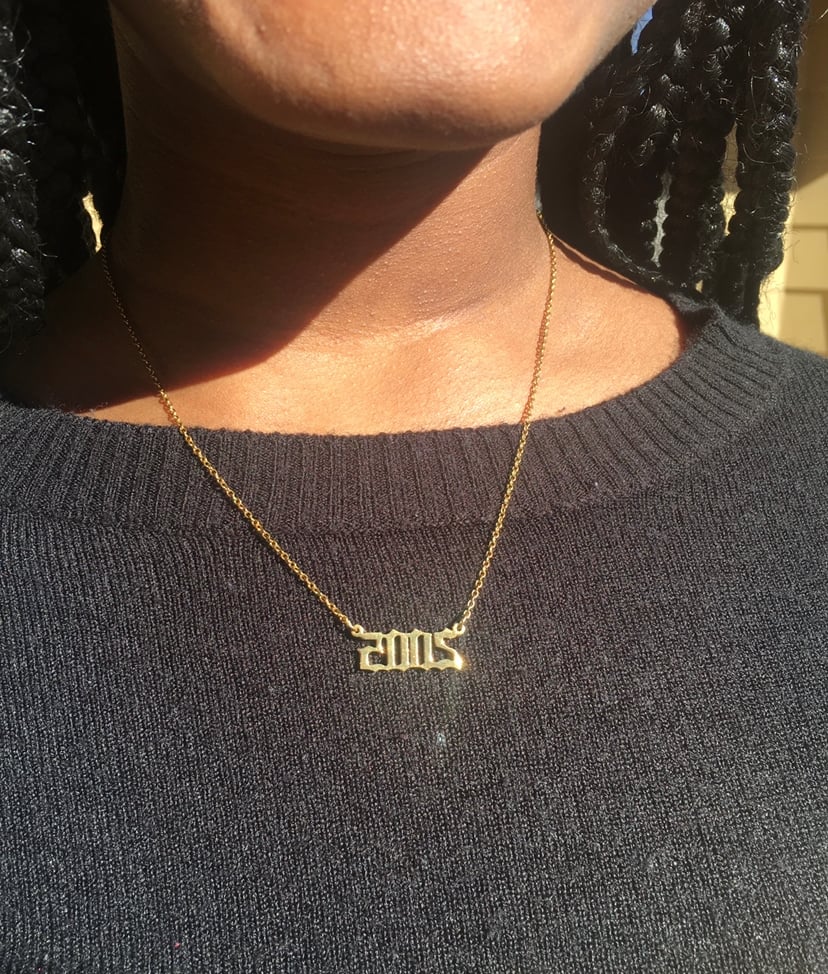 Image of Birth Year Necklace