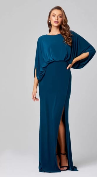 Image of Cleo dress. Teal. Tania Olsen at NATASAstudio.