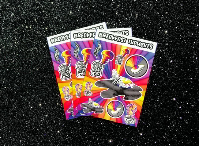 BREAKFAST THOUGHTS - STICKER SHEET