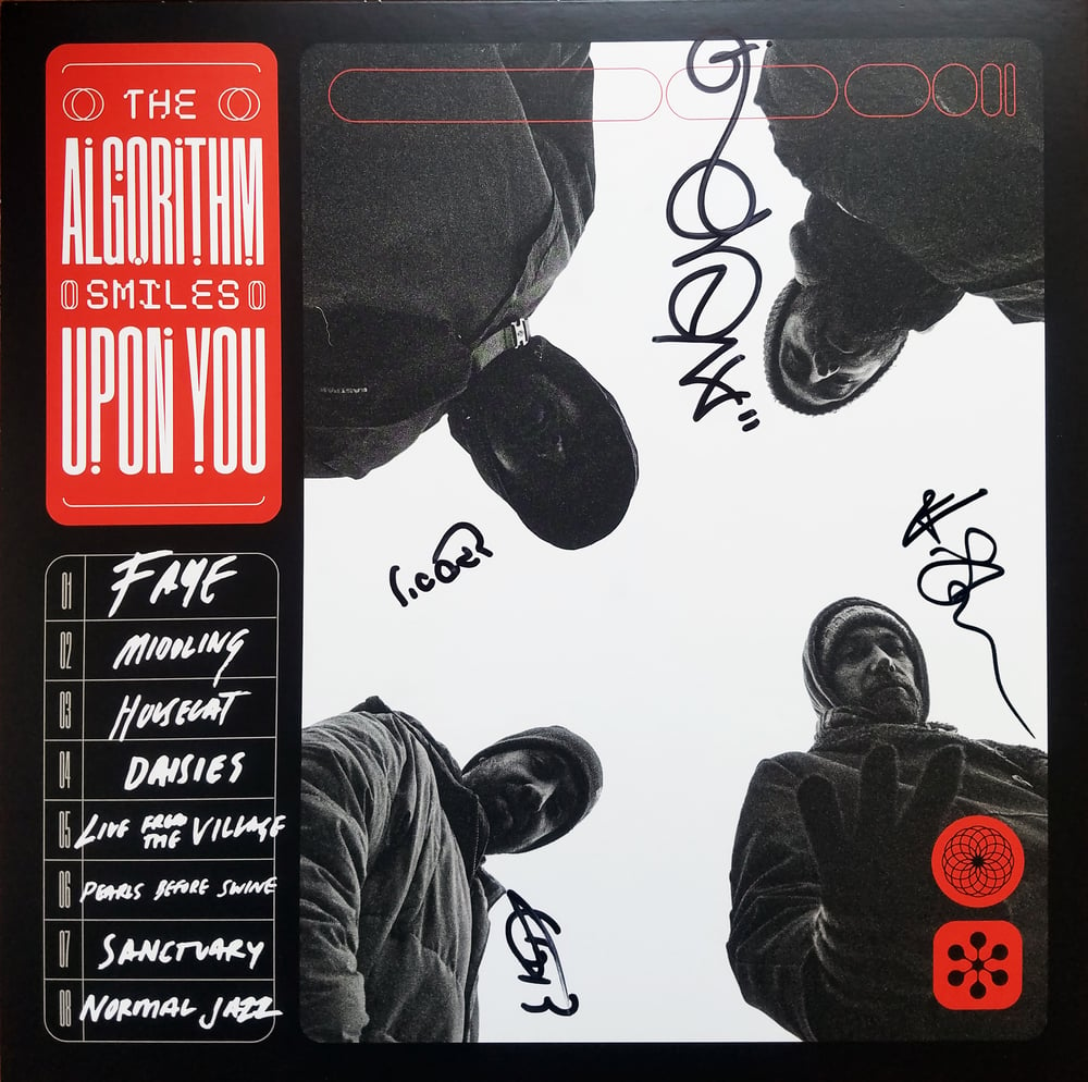 'THE ALGORITHM SMILES UPON YOU' 12" - SIGNED