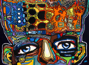 A Seasonal Encounter (1/1 40x30 painting)