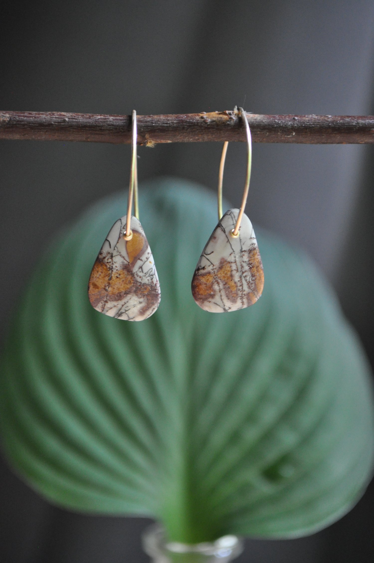 Image of One of a Kind Chohua Jasper Dangles