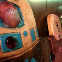 Image 2 of Little Wooden Droid Carving