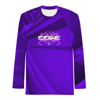 Image 1 of DIGITAL RAIN RASHGUARD