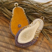 Image 2 of Plum Antler Dangles