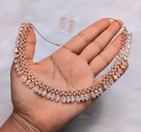Image 3 of Mandira_Premium Australian Diamond Set with Earrings 