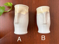 Image 2 of Yellow salt face tumblers 