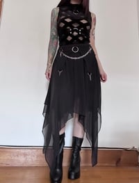 Image 2 of Draped Chain Skirt (made to order)