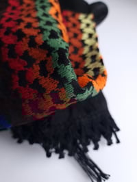 Image 5 of Black Multicolour Cotton Keffiyeh