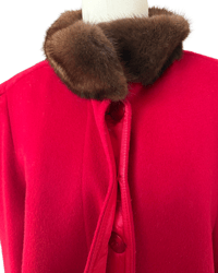 Image 3 of Wool & mink coat