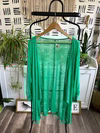 Image 1 of NWT Green cardigan