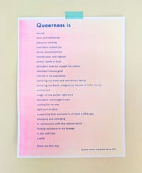 Image 2 of Queer Manifesto Risograph Print