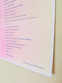Image 4 of Queer Manifesto Risograph Print