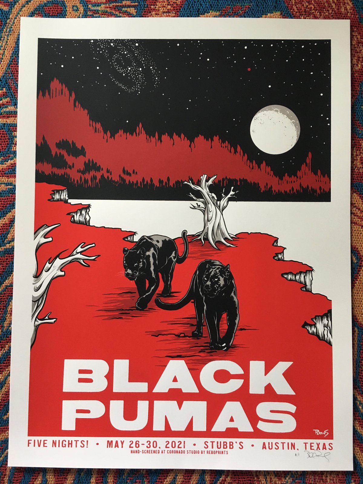 All black sale pumas poster