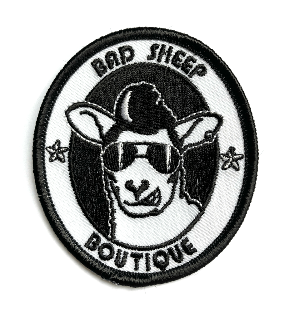 Image of Bad Sheep Boutique Logo Woven Patch