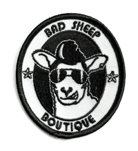 Bad Sheep Boutique Logo Woven Patch