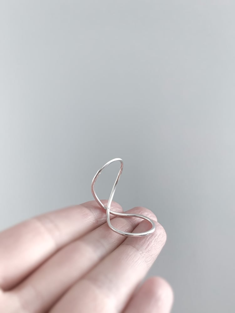 Image of Two Step Infinity Ring