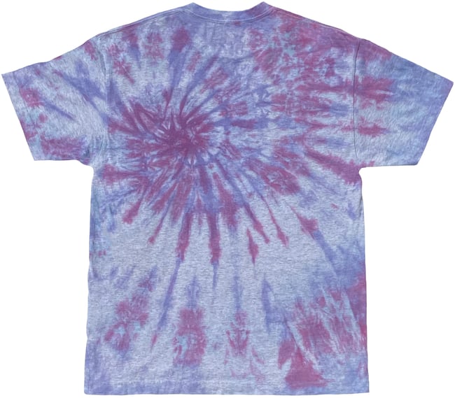 Collective Tee in Purple Tie Dye