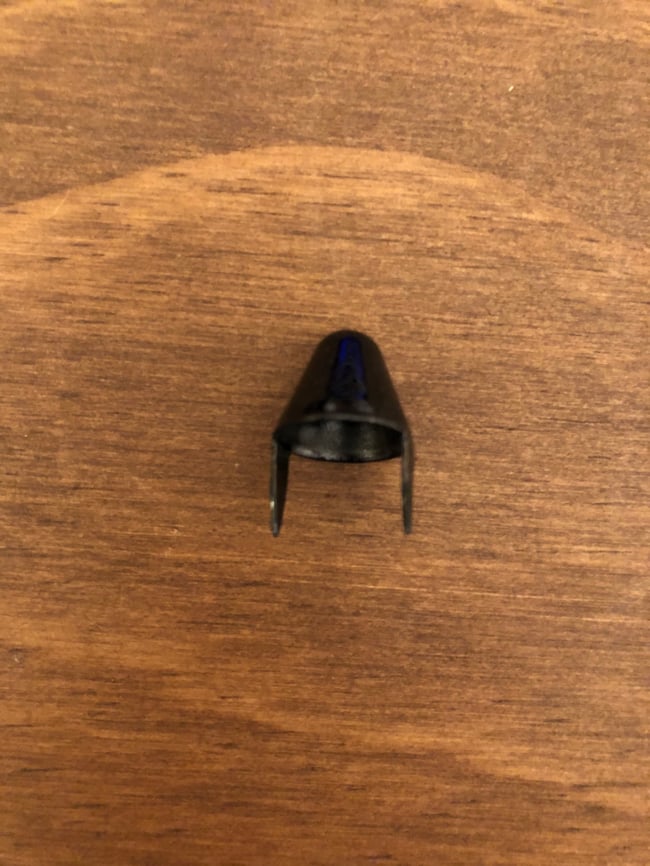 UK 77 Black Cone Studs - 100 pack