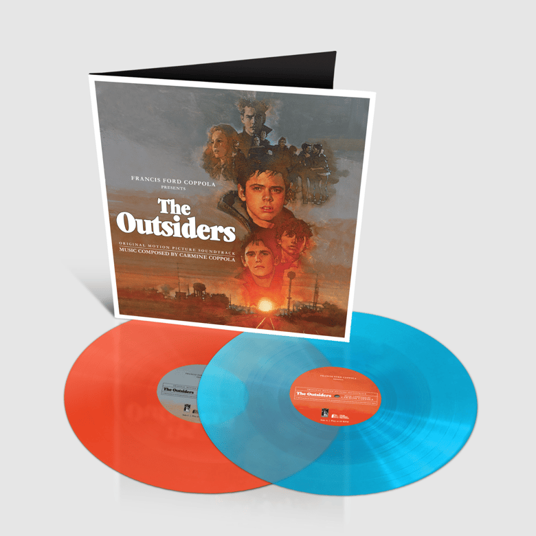 Image of The Outsiders Soundtrack by Carmine Coppola  2x Colored Vinyl LP