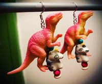 Image 4 of Dinooooosaur earrings